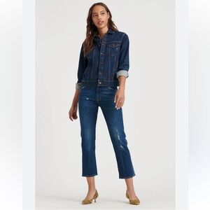Lucky Brand Authentic Straight Cropped Jeans